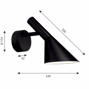 Applique murale étanche – 8W – 504lm – 3000K – IP65