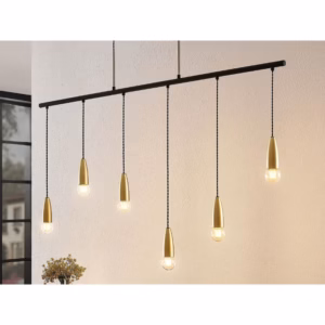 Suspension lumineuse 6 x 60W – Douilles E27