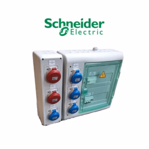 Coffret de chantier – 2 prises 3P+T 16A + 4 prises 2P+T 16A – IP44