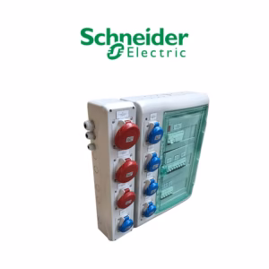 Coffret de chantier – 3 prises 3P+T 16A + 5 prises 2P+T 16A – IP44